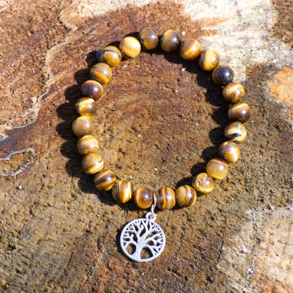 TIGER'S TREE OF LIFE Beaded bracelet